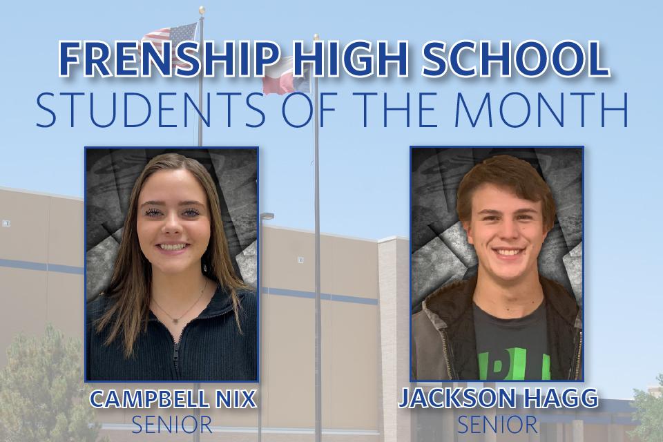 FHS Senior Students of the Month